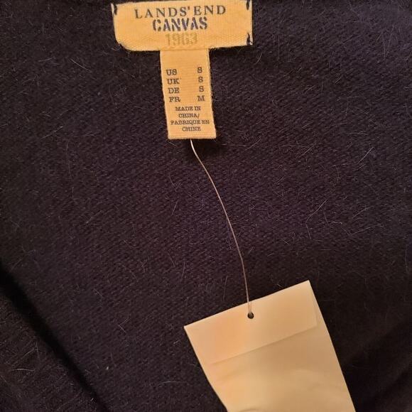 LANDS END CANVAS NEW ANGORA BLUE SIZE SMALL - Picture 2 of 6